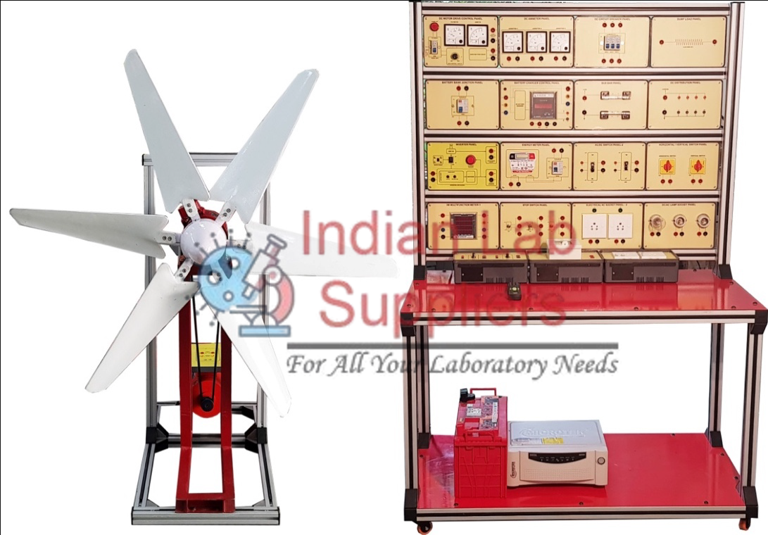 Hybrid Solar Cum Wind Energy Trainer